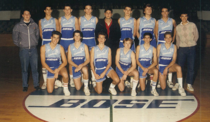 Pedro Sánchez durante su etapa en Estudiantes