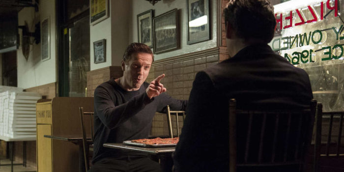 Damian Lewis as Bobby "Axe" Axelrod and Toby Leonard Moore as Bryan Connerty in Billions (Season 1, Episode 12). - Photo: Jeff Neumann/SHOWTIME - Photo ID: Billions_112_1838.R