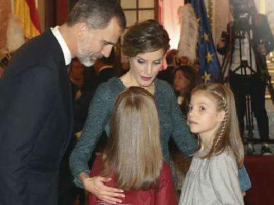 Letizia y sus hijas