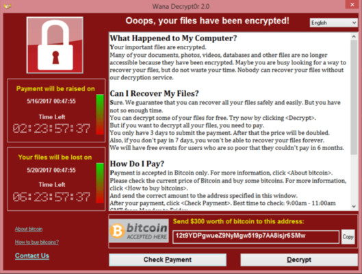 "Petya ransomware WannaCry"