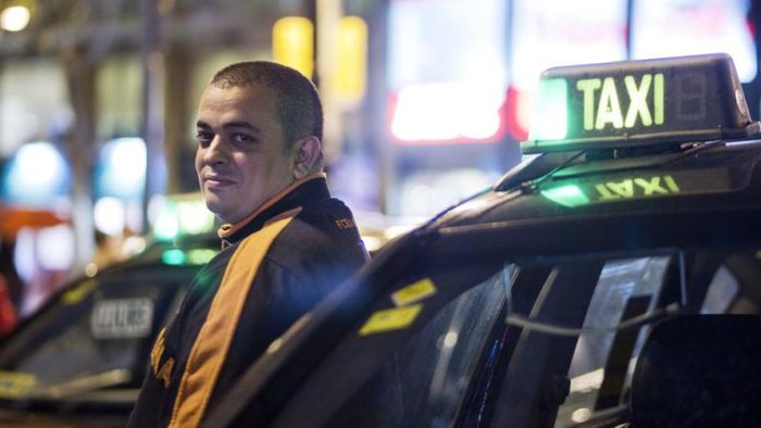 Álberto Álvarez, líder de las protestas del taxi en Barcelona