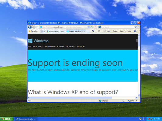 windows xp acaba el soporte Merca2.es
