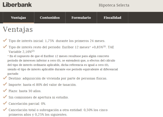 Hipoteca Liberbank Merca2.es