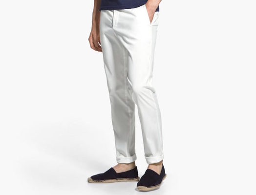 pantalones blancos