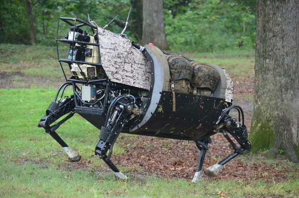 "combate DARPA robot"