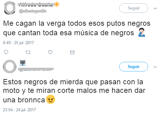 Twitter insultos racistas Merca2.es