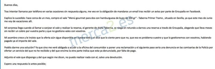mail groupon Merca2.es
