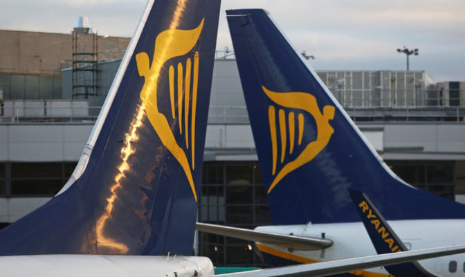 Ryanair anuncia hasta 18.000 cancelaciones de vuelo hasta marzo