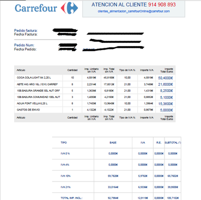 envio gratis carrefour paypal