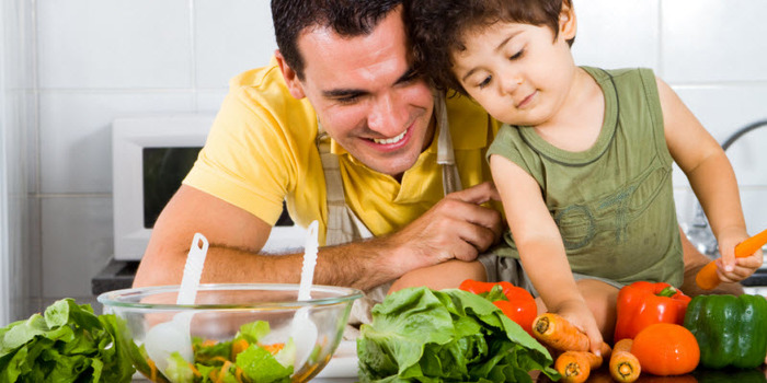 dieta vegetariana para niños