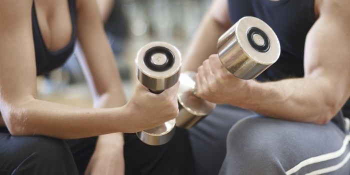entrenar en el gimnasio