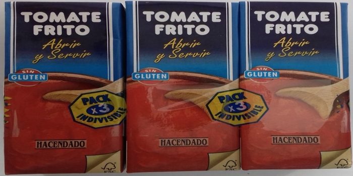 Mejor tomate frito mercadona