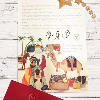 Foto de carta de los Reyes Magos