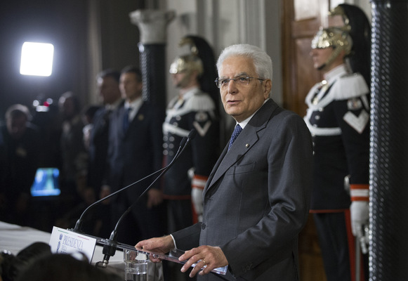 Presidente de Italia Sergio Mattarella