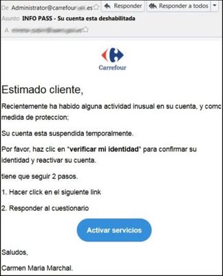 Los clientes de Carrefour, víctimas de un nuevo fraude 1 Merca2.es Carrefour