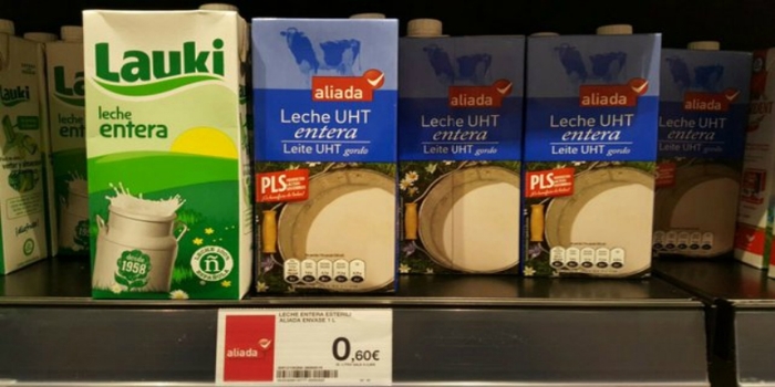 El Corte Inglés leche