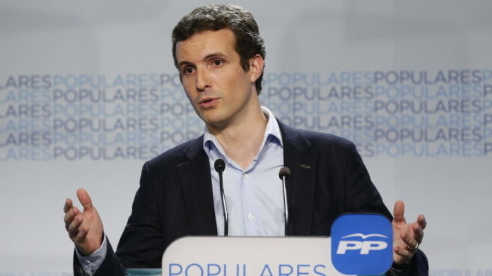 Pablo Casado, candidato a presidir el PP.