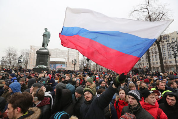 Rusia protestas contra Putin