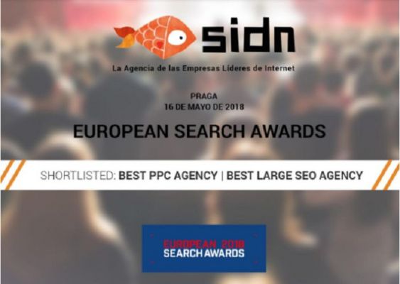 La agencia española SIDN recibe 2 nominaciones en los European Search Awards 2018