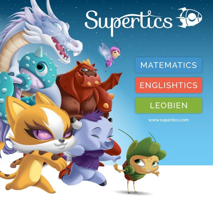 Foto de Supertics -  printscreen plataforma de refuerzo escolar online