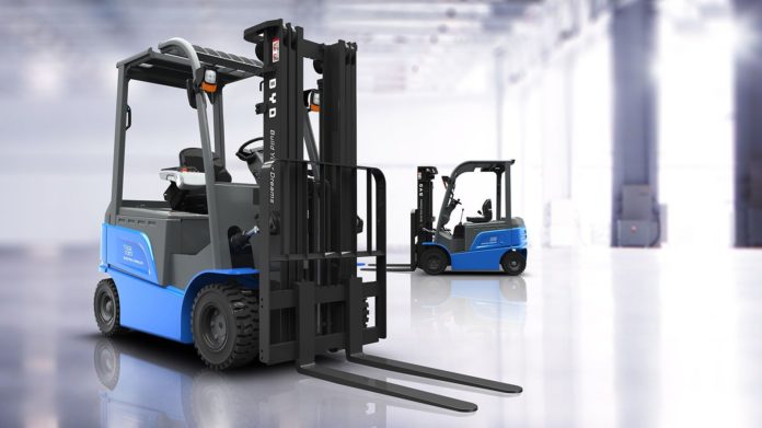 Las carretillas eléctricas de BYD Forklift estrenan web