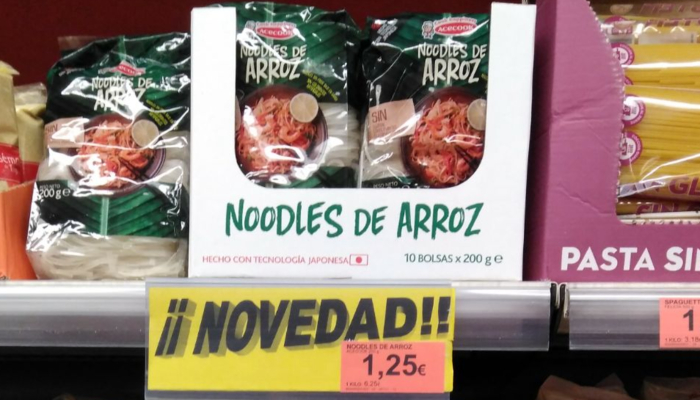 Fideos de arroz mercadona