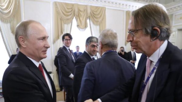 José Antonio Vera, Putin y su caída en EFE