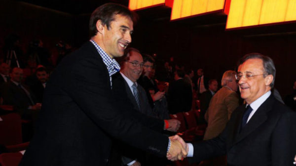 Lopetegui destapa las miserias de la prensa deportiva con Florentino de por medio