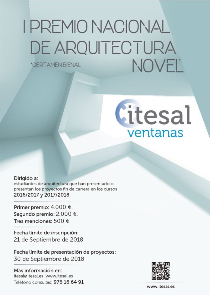 Foto de ITESAL convoca el I Premio Nacional de Arquitectura Novel