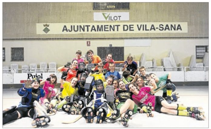 Foto de El equipo de hockey patines Vila-Sana