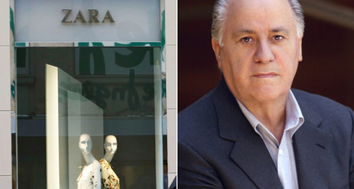 Amancio Ortega hace caja con el ladrillo de Zara.