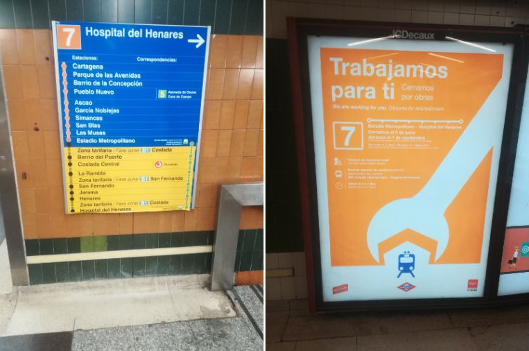 Metro incumple los plazos de las obras de la línea 7