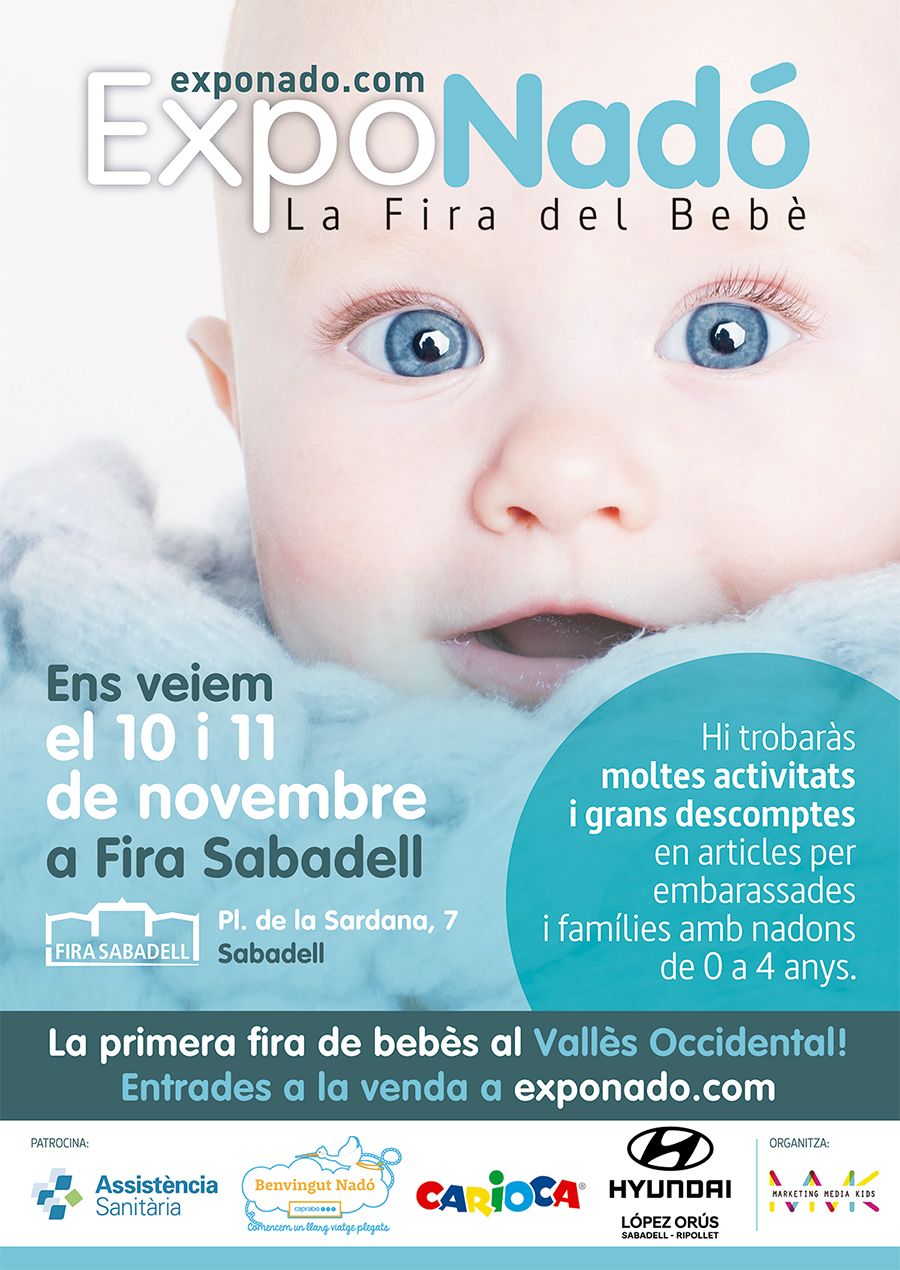 ExpoNadó Sabadell, un fin de semana dedicado al embarazo, la infancia y las nuevas familias