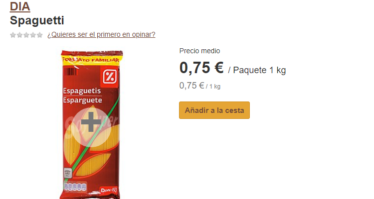 Carrefour Mercadona Lidl DIA