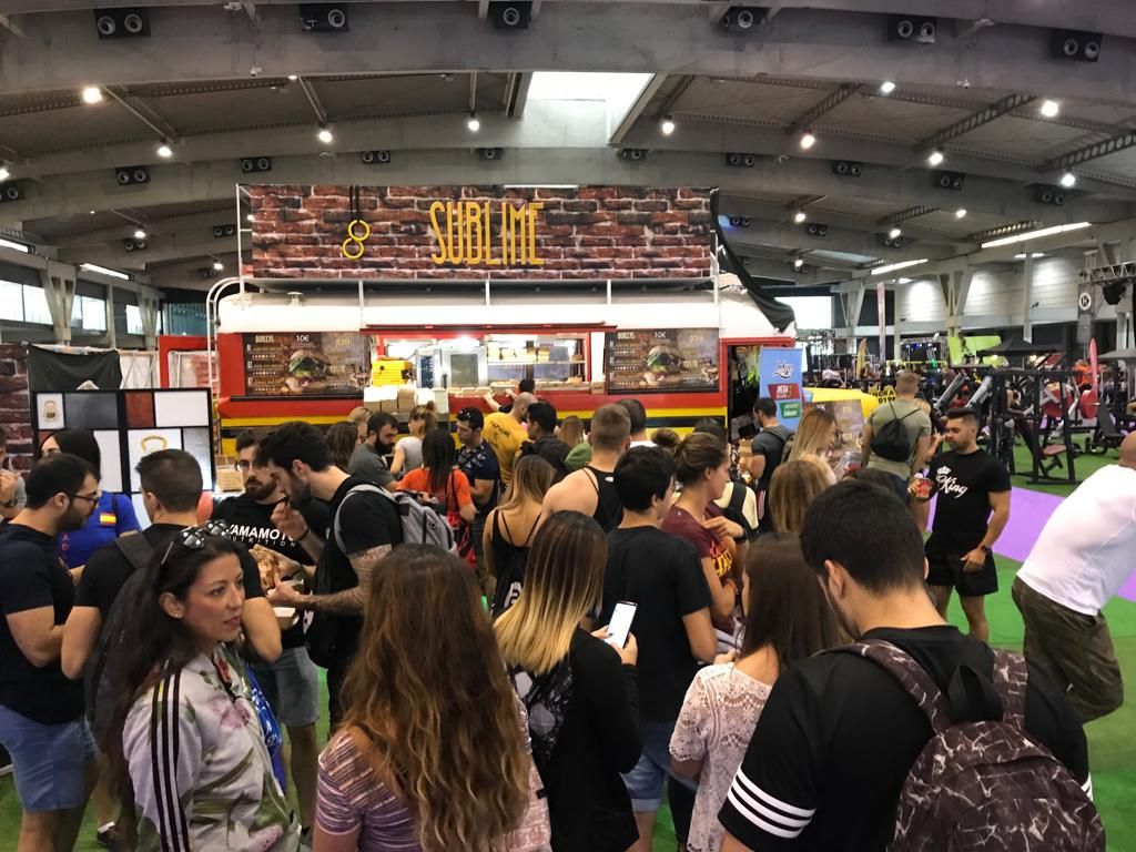 Éxito absoluto de Sublime Dreams Food: hamburguesería gourmet, en la Arnold Classic Europa 2018