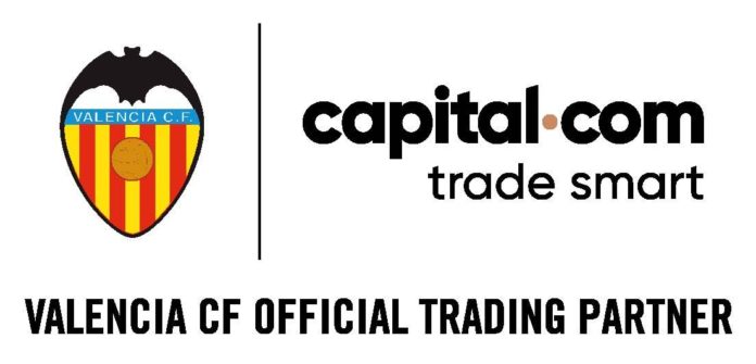 Foto de Capital.com, nuevo patrocinador del Valencia C.F.