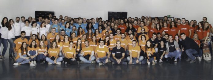 Foto de El equipo de Fibonad al completo en las nuevas oficinas