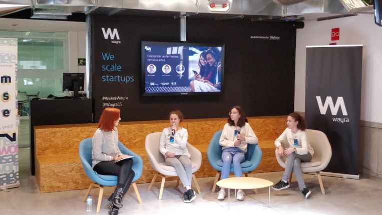 Cinco niñas contra la violencia machista a golpe de emprendimiento