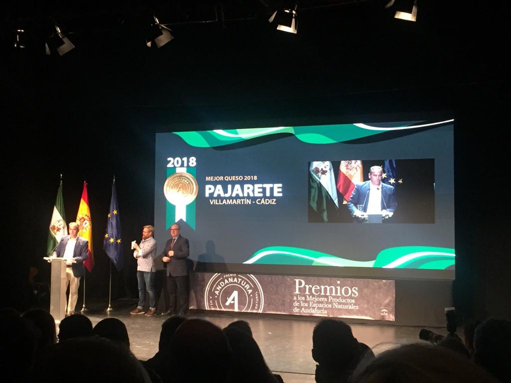 Queso mezcla Pajarete, mejor queso de los Espacios Naturales de Andalucía 2018