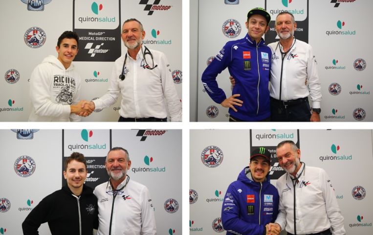 MotoGP Medical Director realizó 107 intervenciones a pie de pista durante el Mundial