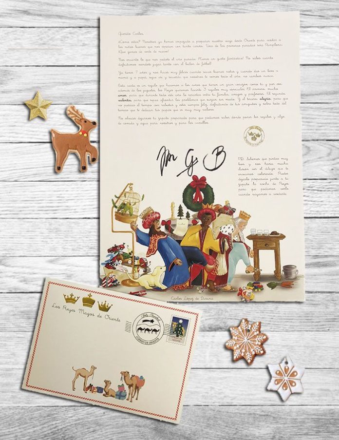 Cartas Encantadas emociona a miles de niños enviándoles cartas personalizadas de los Reyes Magos