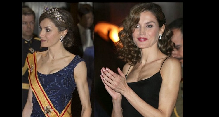 Reina Letizia: el escote de encaje hasta el ombligo y otros vestidos polémicos