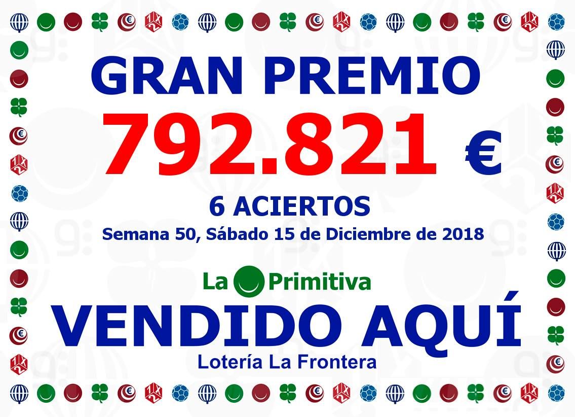 Lotería La Frontera ha repartido este sábado en Petrer un premio de casi 800.000€