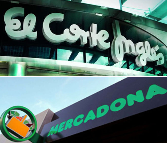 Mercadona y El Corte Inglés