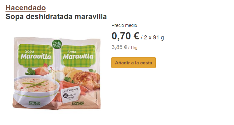 Mercadona y Carrefour