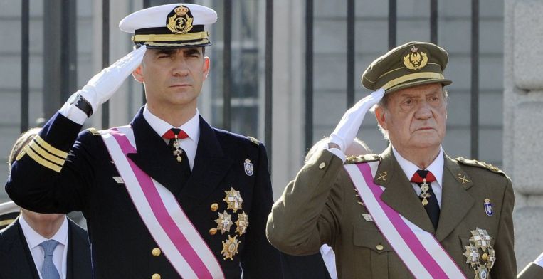 Resultat d'imatges de juan carlos i felipe