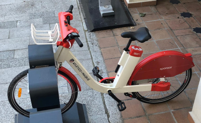 Así son las bicicletas compartidas que nunca llegaron al Wanda Metropolitano