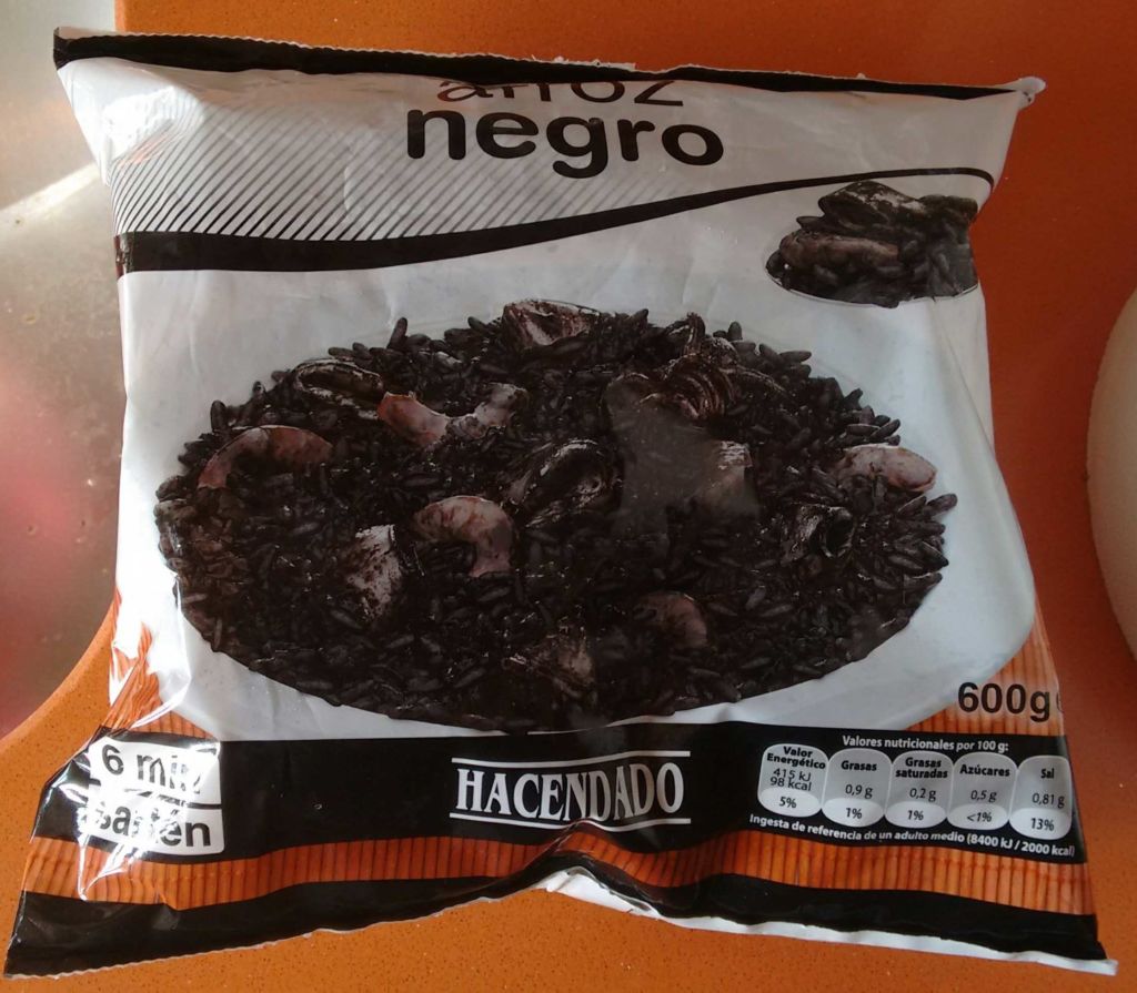 Mercadona arroz negro 