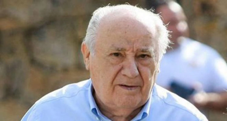 Amancio Ortega y el listado de los 10 millonarios mas ricos de España