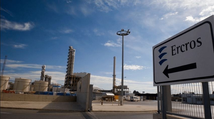Ercros prevé un beneficio de 9 M€ en el primer semestre, tres veces menos que en 2018